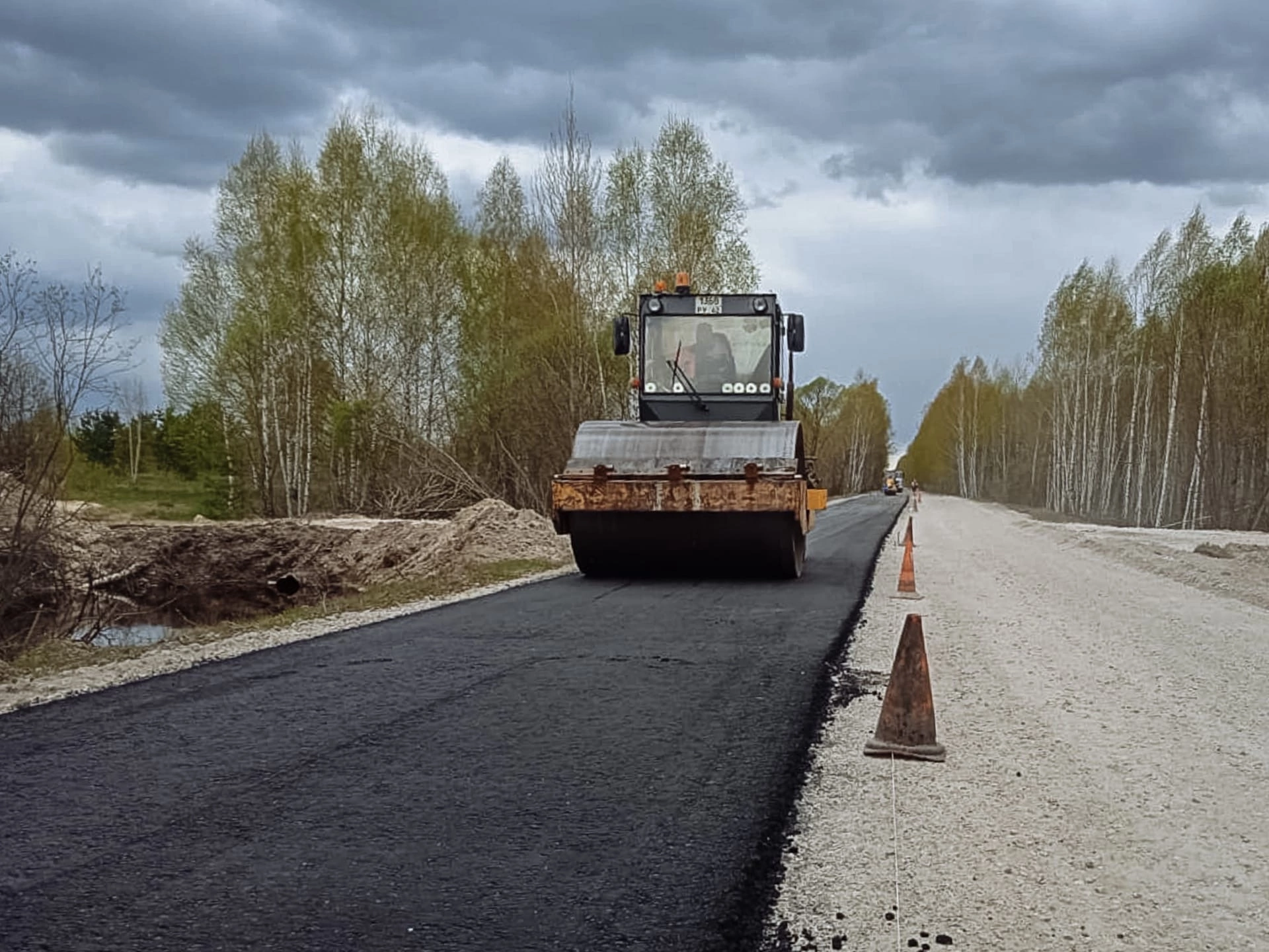 Кремено 2. Житковичи ремонт дороги. АО "Рязаньавтодор" строительство дорог.